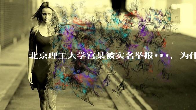 北京理工大学宫某被实名举报***，为什么感觉这么多人似乎站导师这边？