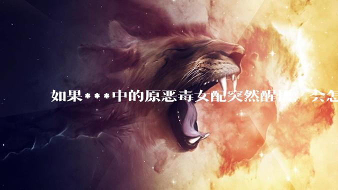 如果***中的原恶毒女配突然醒悟，会怎样？