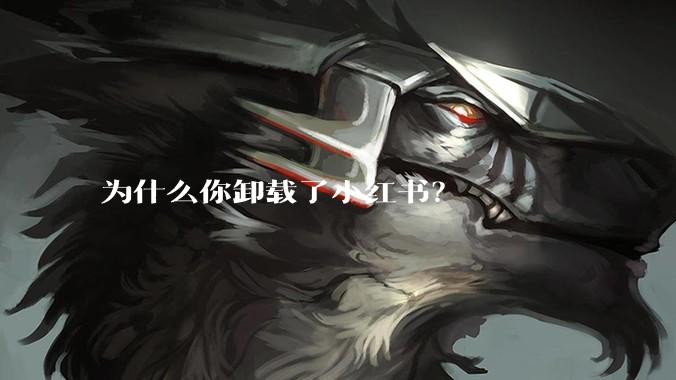 为什么你卸载了小红书？